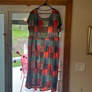 Brand new patchwork dress